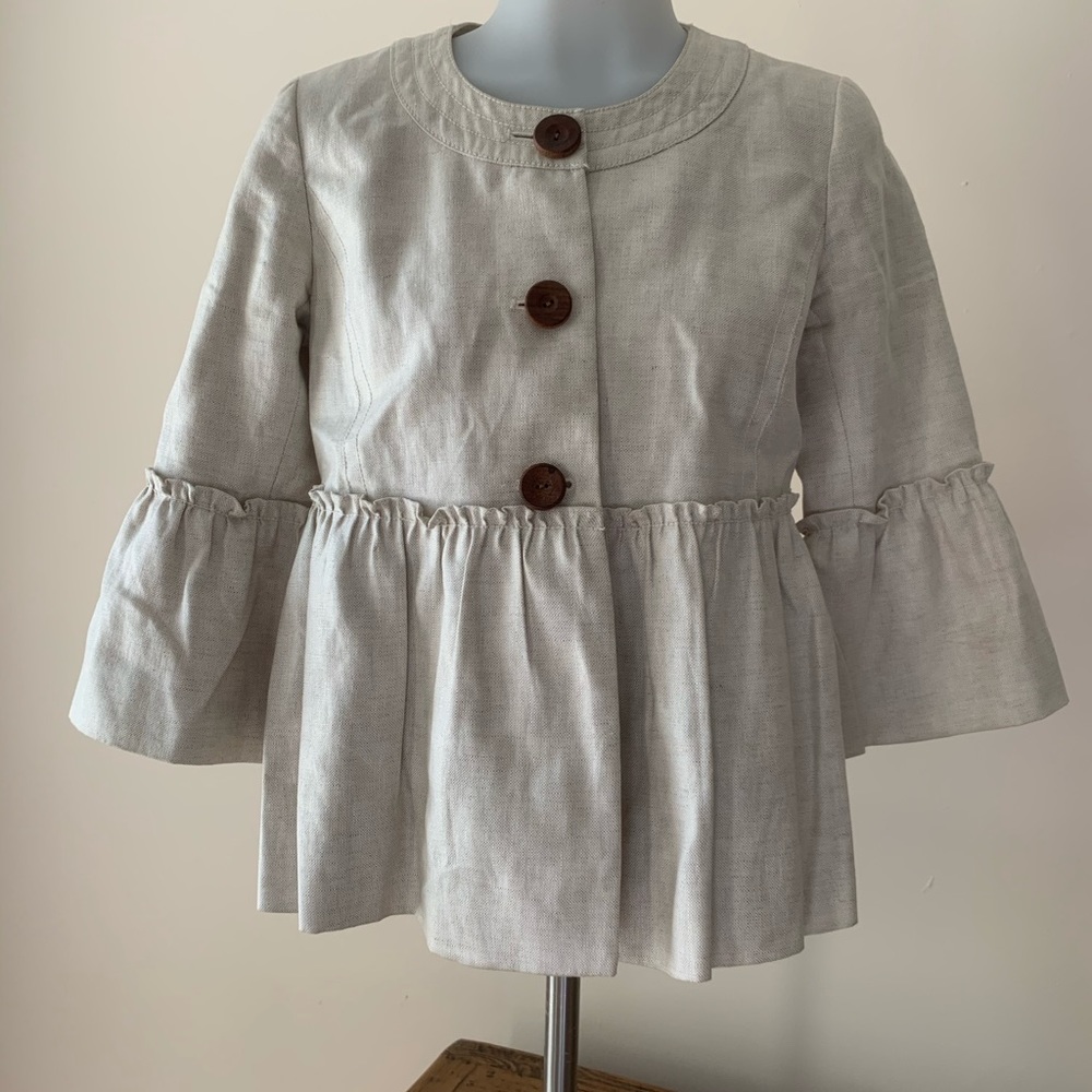 J Crew linen jacket